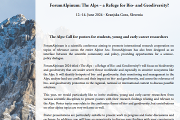 Call for Posters Forum Alpinum 2024